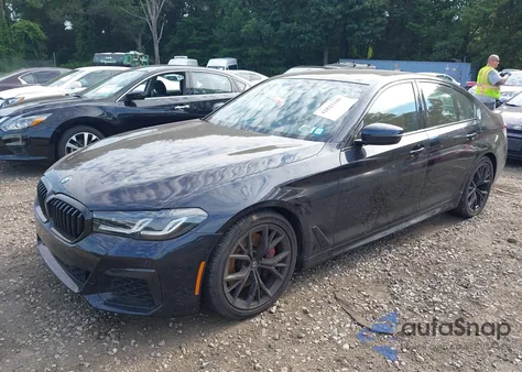 2022 BMW 530 I xDrive из США, поврежденный, VIN WBA13BJ0XNWX39898